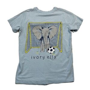 NTW Ivory Ella Blue Soccer T-Shirt Medium